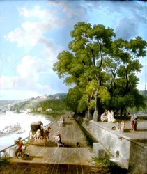 Der Park von Saint-Cloud an der Seine, Dihl-Fabrik, 1809